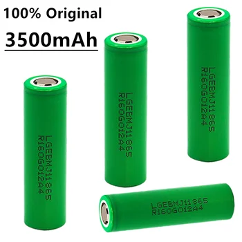 

100% New 18650 Battery 3.7v 3500mah INR18650 LG MJ1 1865 10A Discharge for LG Rechargeable Li-ion Batteria