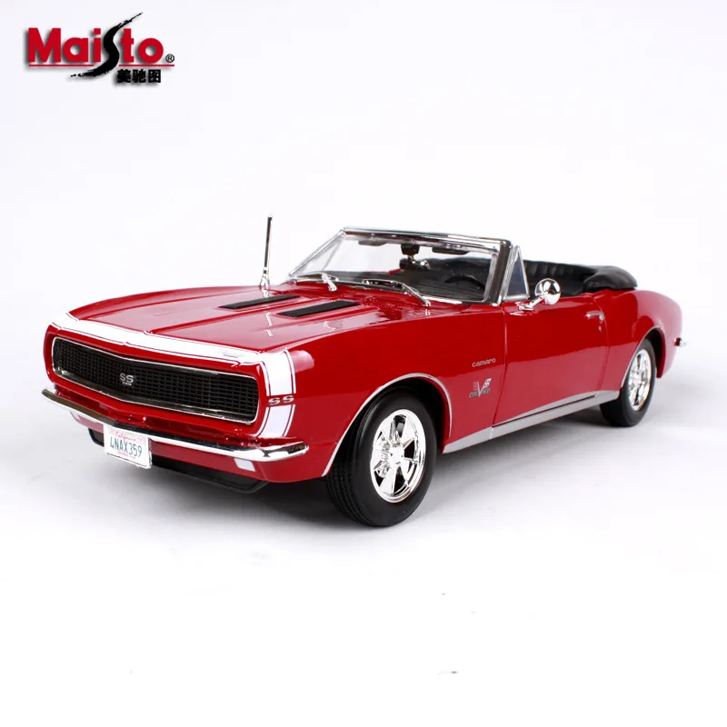 

1 than 18 Maisto Original Factory 1967 Chevrolet Camaro SS Model Alloy Car Model che bai jian