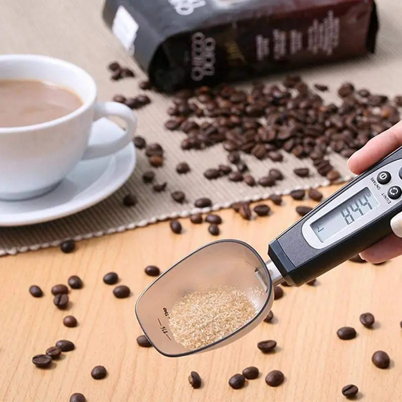 Spoon Scale Grams Ounces, Food Scale Precision Digital Measuring Spoons with LCD/Zero/Peeling/Lock/Unit Conversion,Detachable He