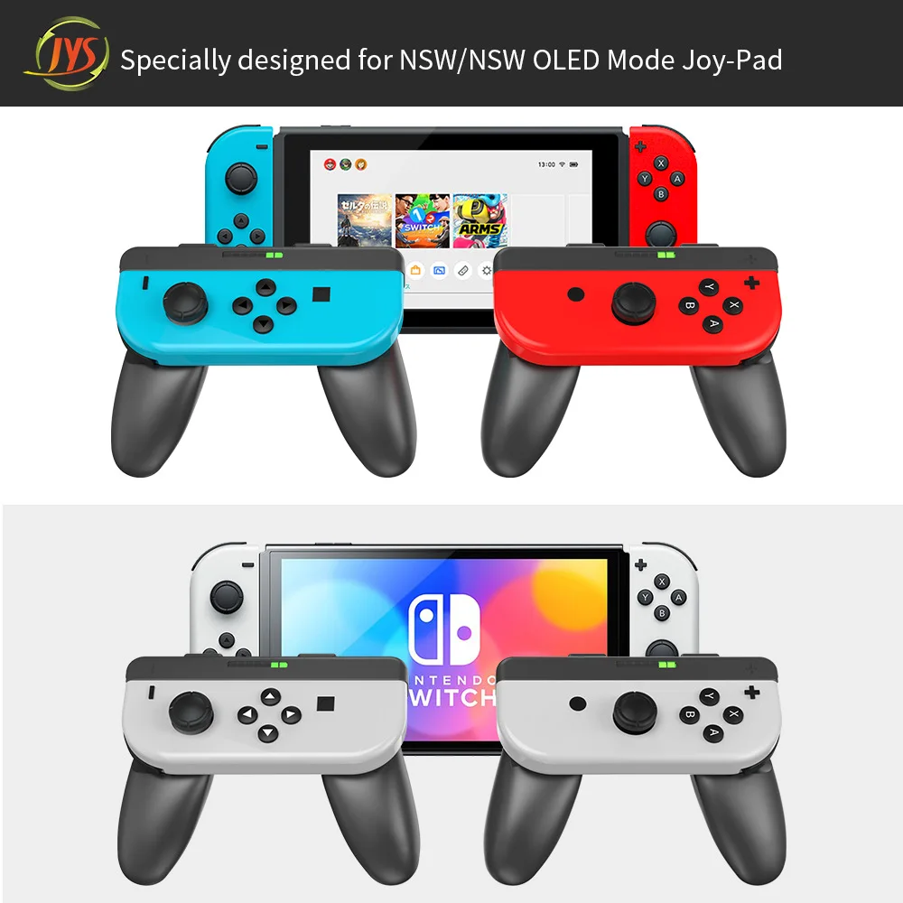 2PCS Joycon Bracket Stand Holder For Nintendo Switch/Nintendo Switch OLED JOY CON Controller Gamepad Hand Grip Strap Accessories