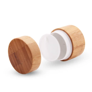 

150g bamboo cosmetic jar wooden cream jar with inner pp plastic