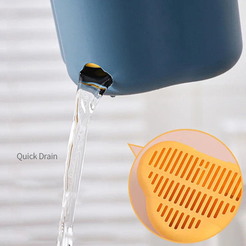 Porte-couverts De Cuisine NIHENHAO – Égouttoir à Couverts En Plastique, 3 Compartiments – Pour Cuillères, Baguettes, Ustensiles - 10