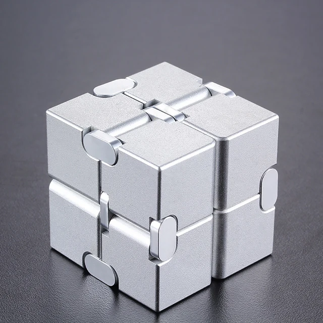 Alloy Infinity Magic Cube Children Adult Decompression Toy Puzzle Toys Relieve Stress Funny Hand Game 1