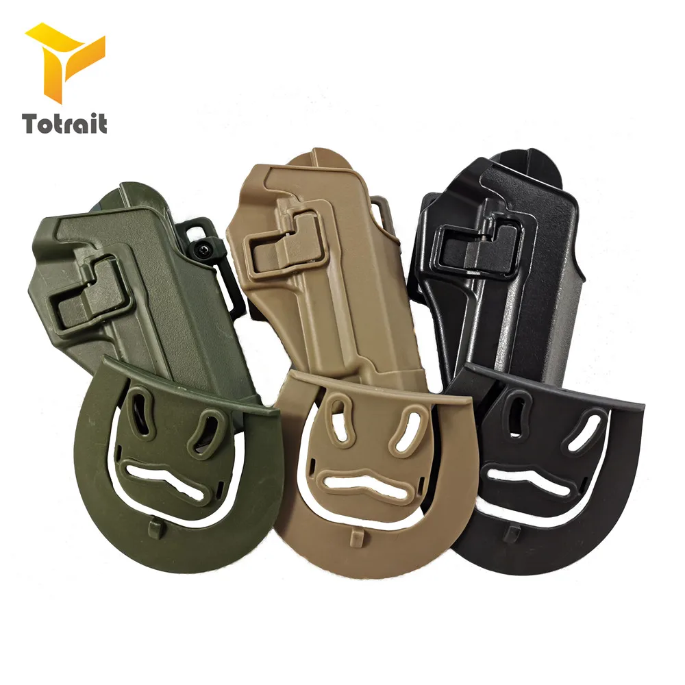 

TOtrait Tactical Gun Holster Fit For P226 220 228 229 Pistol Combat Right Hand Shooting Gun Case Magazine Holster Accessories