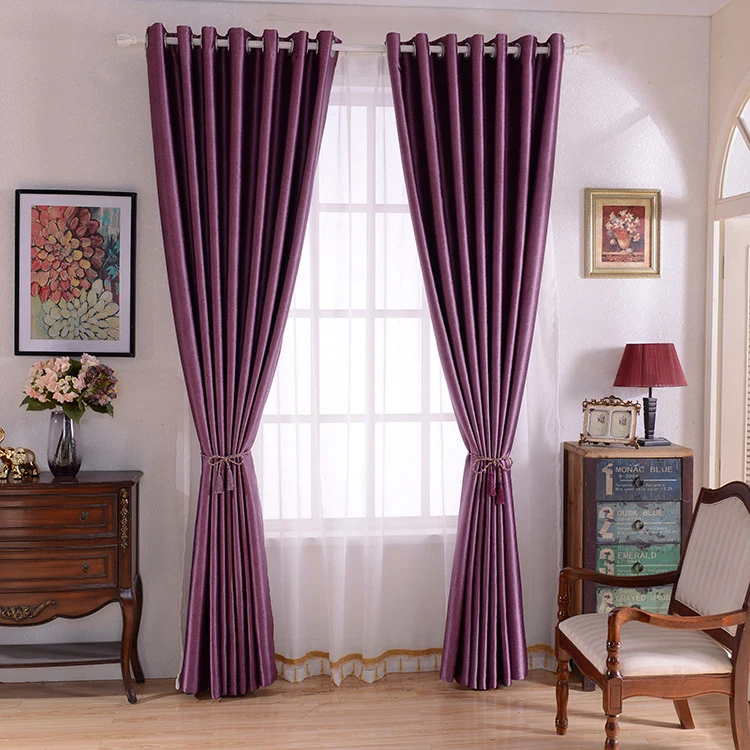 MAUVE TONGDI современная модная Высококачественная затемненная однотонная домашняя отельная Штора для гостиной спальни затеняющая шумоподавляющая панель - Цвет: MAUVE
