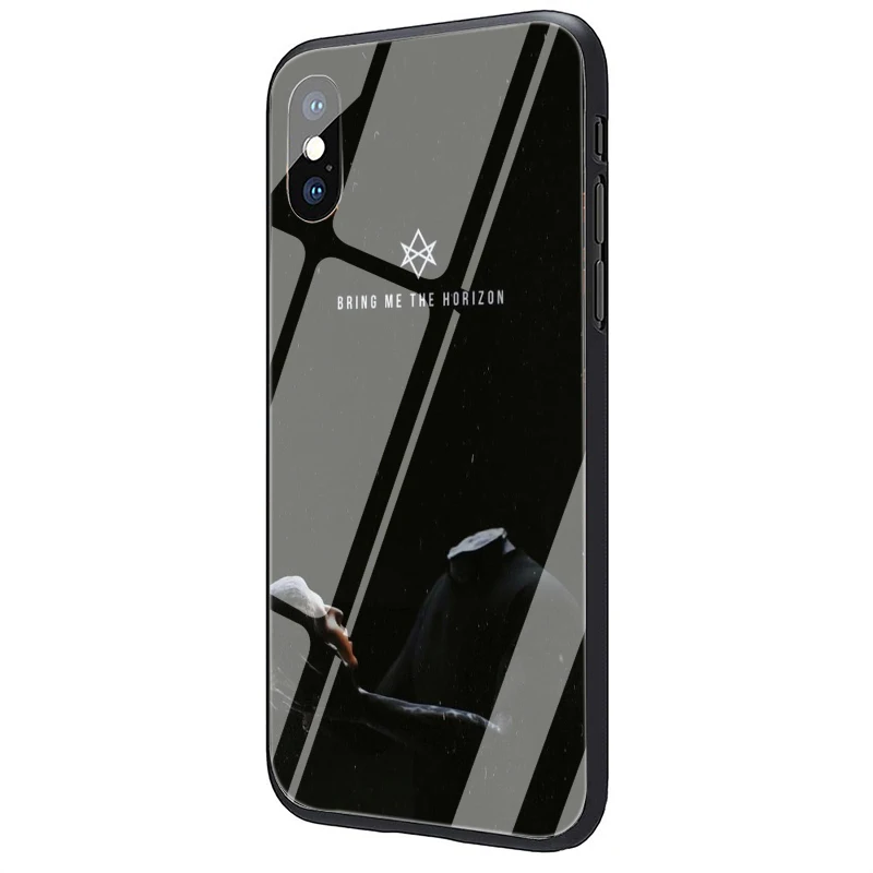 EWAU bring me horizon BMTH закаленное стекло чехол для телефона чехол для iPhone 5 5S SE 6 6s 7 8 Plus X XR XS 11 Pro Max - Цвет: G11