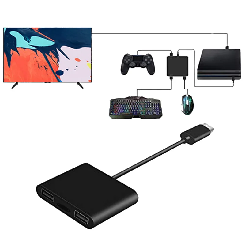 AM05 Keyboard и мышь контроллер адаптер конвертер для Playstation 4 / Nintendo Switch/ One|Адаптеры Type-C|