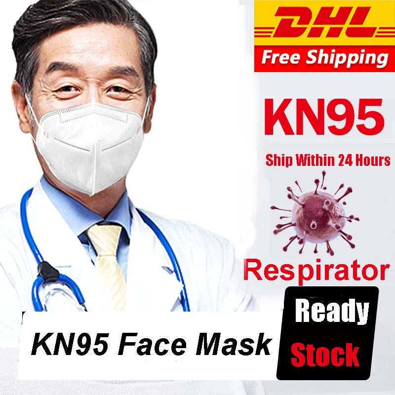

100 Pcs surgical mask kn95 ffp2 face mask mascarillas Reusable Masque 3M Anti-fog PM2.5 Anti-particles Protective Safety Mask