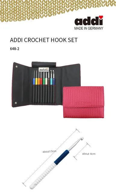 Addi Colours useful and elegant Crochet Hook Set 648-2 - AliExpress