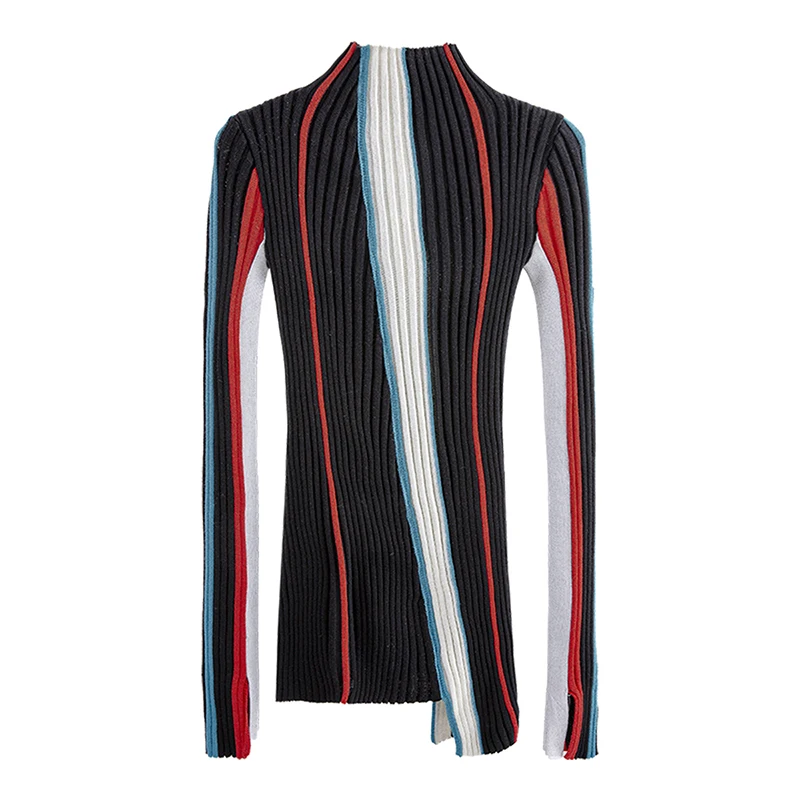 VGH Sexy Hit Color Knitted Sweater For Women