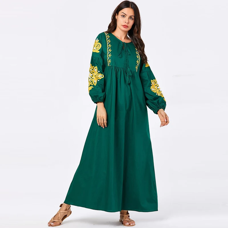 Kaftan abaya Дубай исламский, мусульманский платье хиджаб одежда для женщин мусульманских стран Tesettur Elbise молитва турецкий ислам ic одежда халат Djellaba Femme