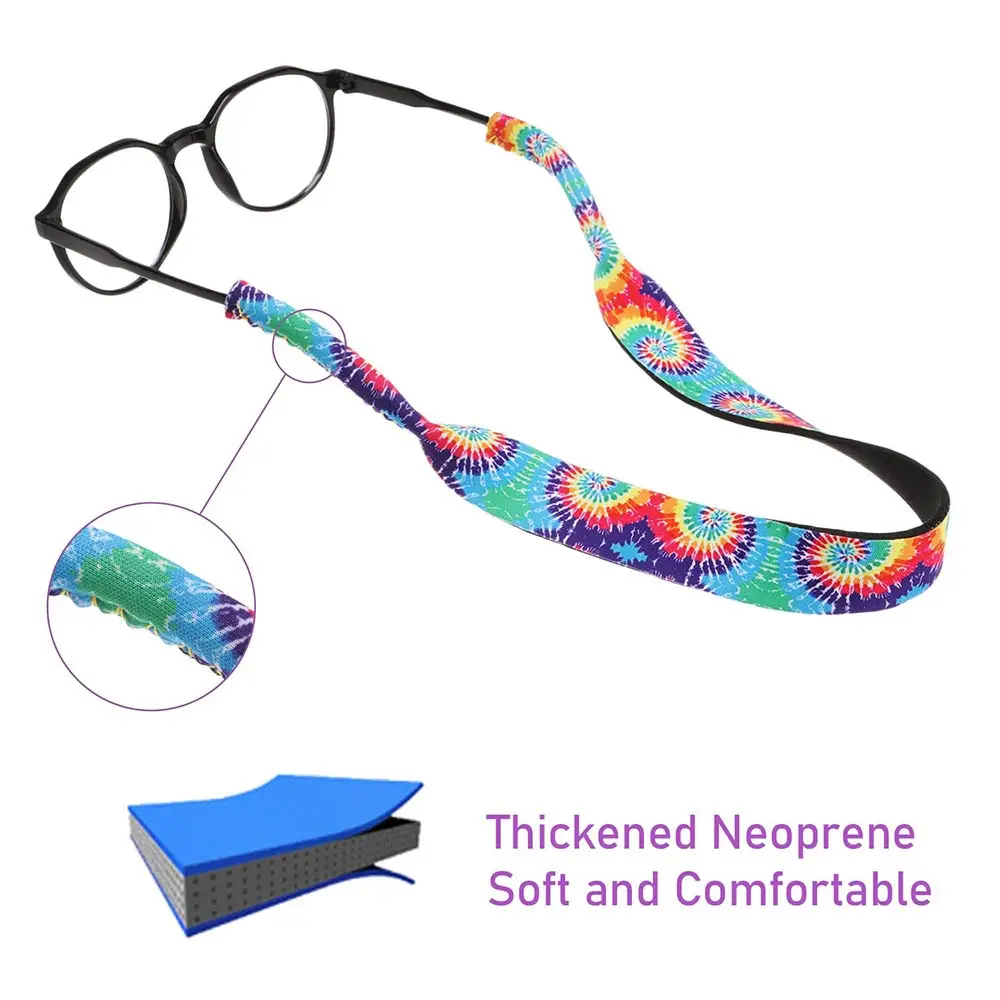 Cinturini per occhiali da sole regolabili cinturino per occhiali galleggiante in Neoprene resistente morbido occhiali di sicurezza supporto per cordino sport all'aria aperta