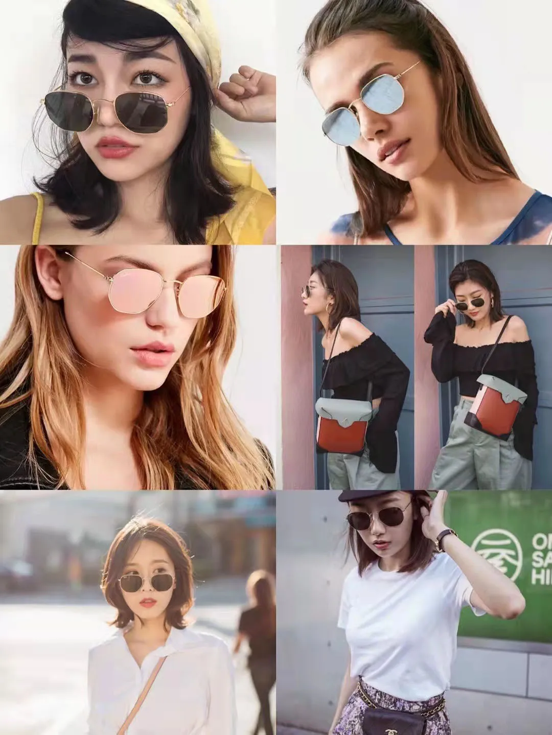 Classic Brand Designer Sunglasses Women Men Fashion Retro Glasses Tempered Glass Lens Reflective Color Film Mirror Oculos De Sol big square sunglasses