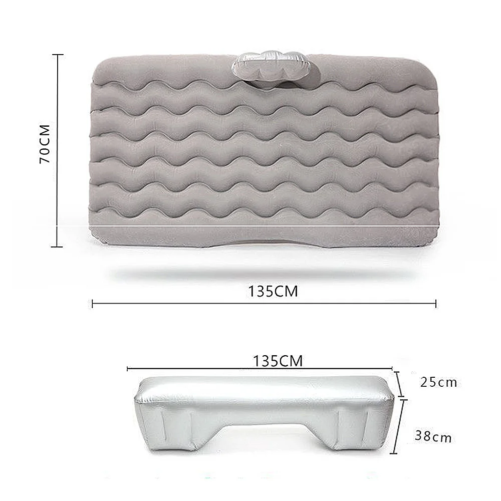 Car Inflatable Mattress Universal for Car Rear Back Seat Multi Functional Sofa Pillow Outdoor Camp Cushion Travel Bed