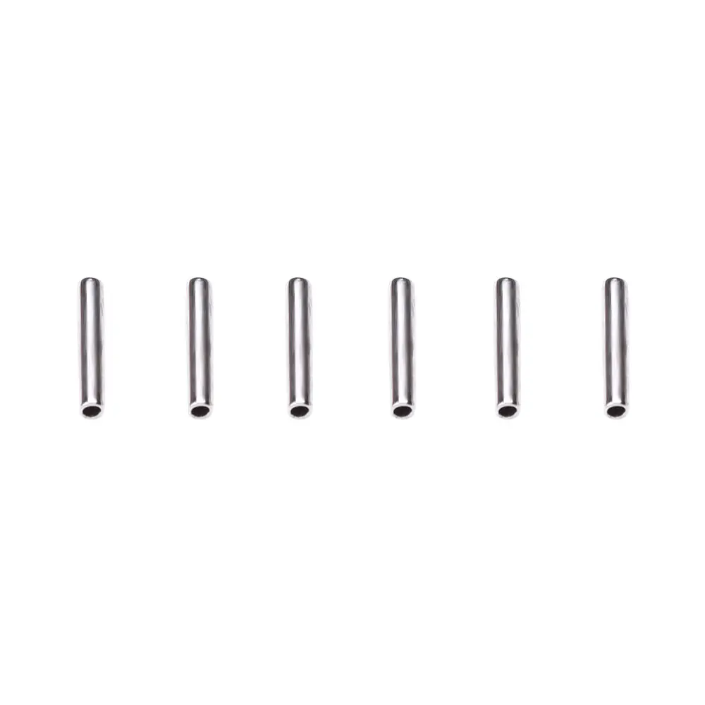 Fishing Tools Fishing Accessories Fishing Tool Fishing Line Connectors Cable Crimps Sleeves Fishing Hook Tube Fishing Tackle 100Pcs Black Round Copper Fishing Tube Fishing Tool Wire Pipe Crimp Sleeves Connector Line Accessories Tools