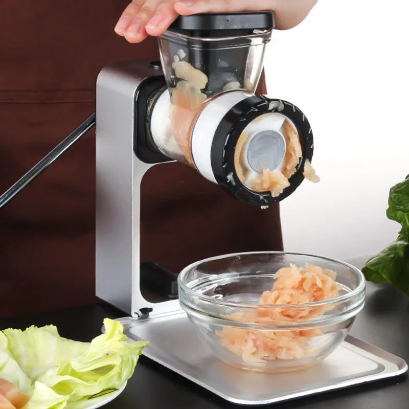  Manual Meat Grinder Food Processors Household Mincer Meat Sausage Filler Making Gadgets Cooking Kit - 32971815897