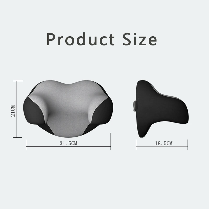 Universal car seat headrest Pillow Rest Memory Foam car Head neck pillow support sleep side head high elastic nylon telescopic