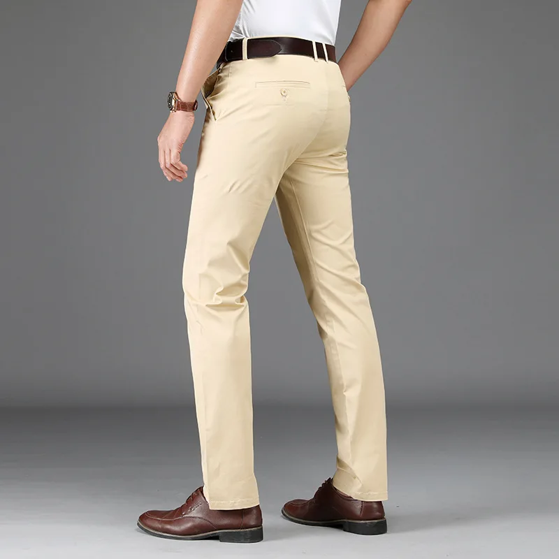 Bamboo Fiber Casual Pants Classic Style 