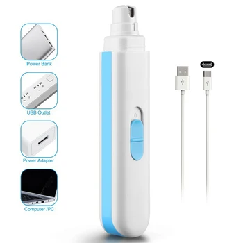 

Electric Pet Nail Grinder Pet Paws Trimmer Dog Nails Grooming Tools Cat Nail Clipper Trimming Cutter USB Charging Pet Supply