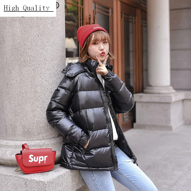 

Winter Jacket Women Clothes 2020 Winter Coat Thick Warm Female Down Jacket Hooded Short Women's Parkas Down Coats LW1494
