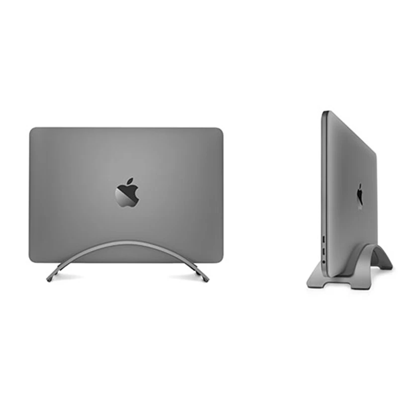 

Aluminum Alloy Space-saving Laptop Vertical Stand Desktop Erected Holder for MacBook Pro Air Retina