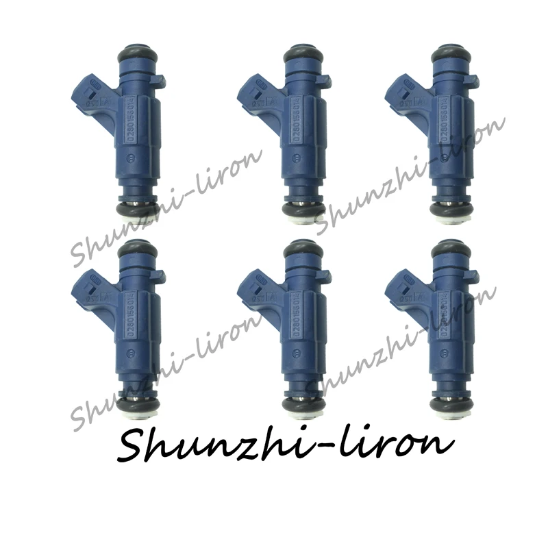 6 шт. Топливные форсунки для Mercedes-Benz SLK320 W210 E320 E280 2.8L 3.2L V6 0280156014 A1120780149 1995-2004