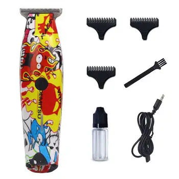 

Rechargeable Hair Clipper Electric Barber Cutting USB Plug Colorful Trimmer For Men Professional Haircut Salon Machine