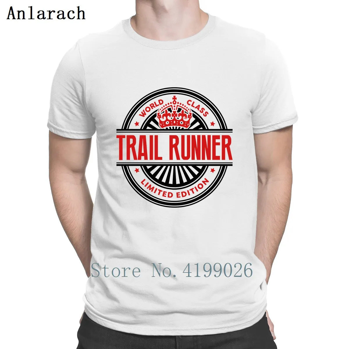 Футболка мирового класса Trail Runner limited edition летняя Стильная хлопковая винтажная дизайнерская винтажная Удобная рубашка с круглым вырезом - Цвет: White