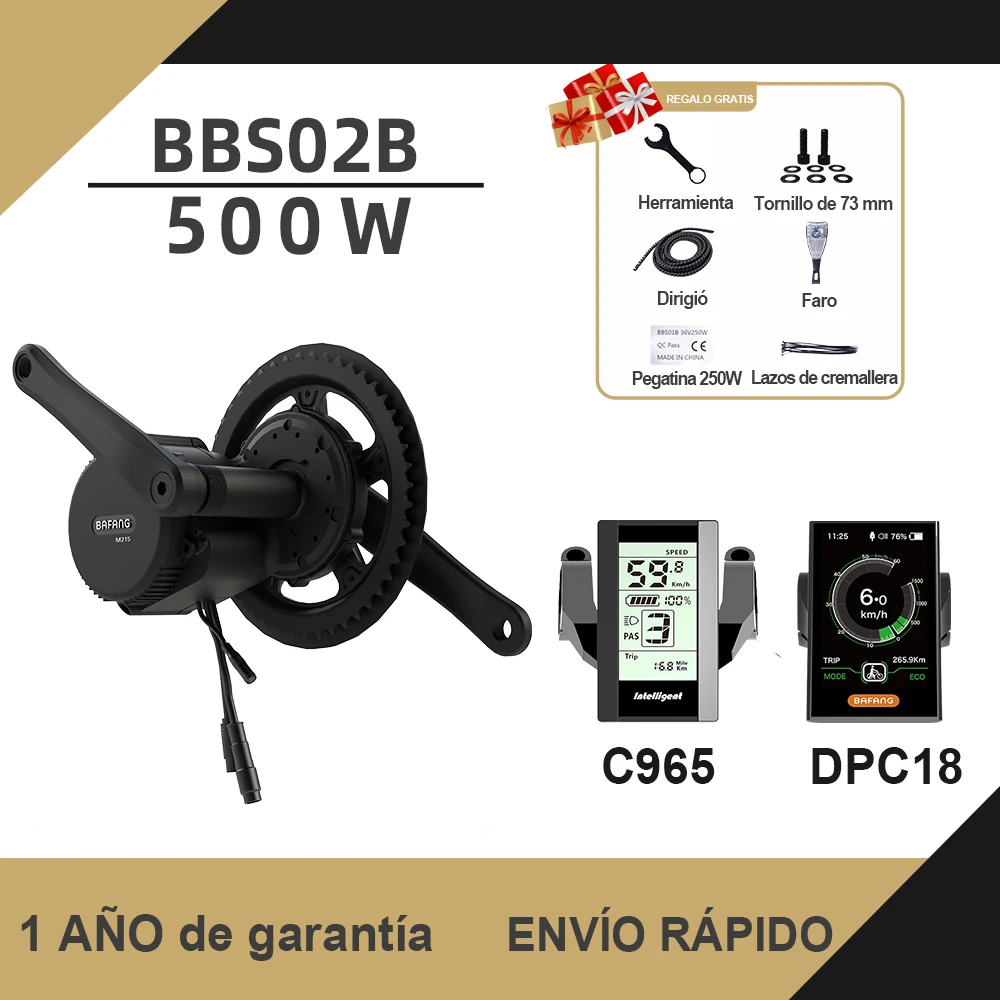 Комплект для электровелосипеда Bafang BBS02B BBS02 36 В 500 Вт | Спорт и развлечения