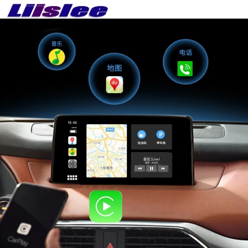 Liislee Wireless CarPlay Adapter Box Bluetooth auto WiFi connect Touch Screen Phone Car Radio For Safe Driving Control
