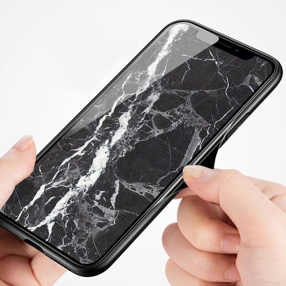 Для samsung Galaxy A10 A30 A20 A40 A50 модный защитный чехол из ТПУ для samsung A105F A305F A405F A505F жесткий чехол из закаленного стекла