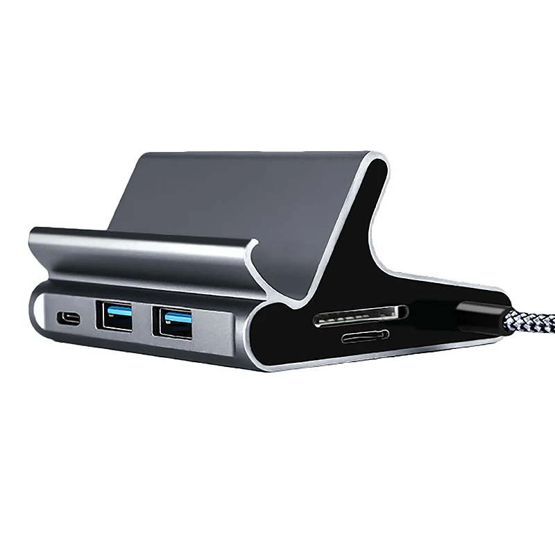 Type C HUB Docking Station USB-C to HDMI Dock Power Adapter Vertical Base with Bracket | Компьютеры и офис
