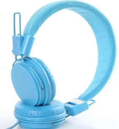 QIUBOSS candy color Kids Wired Ear Headphones DC028