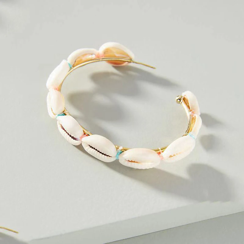 

Natural Shell Earring Beach Jewelry New Model Sea Shell Earrings For Women Bohemain Ocean Earring Gift Fashion Jewellery