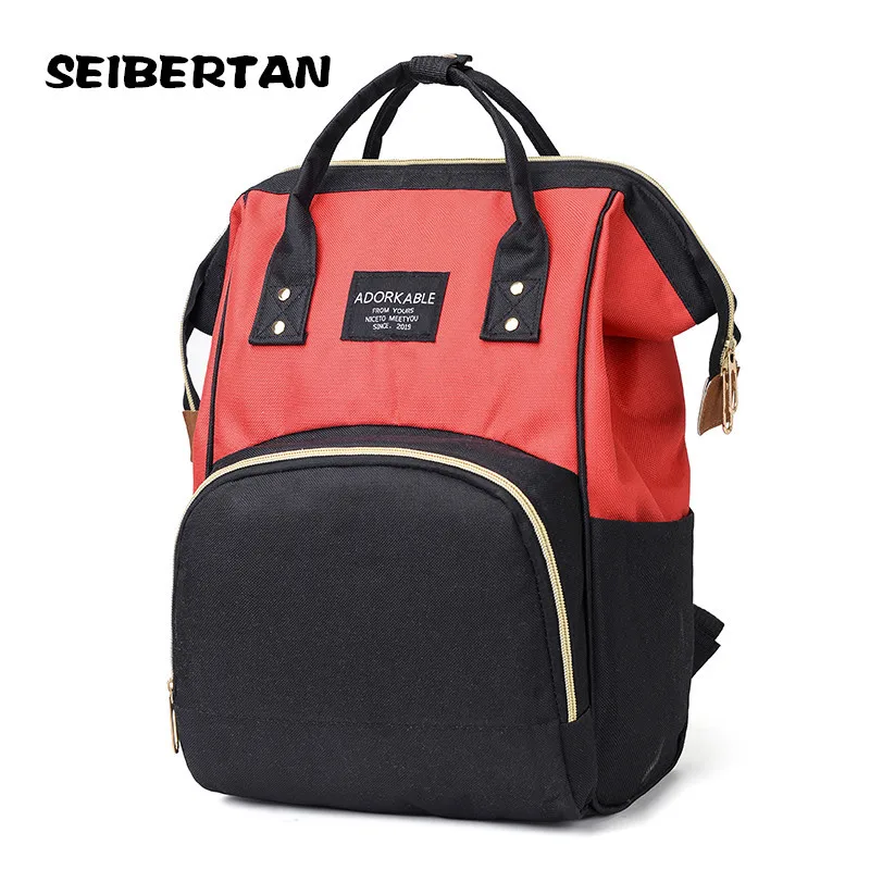 

Backpack Fashion Korean-style Diaper Bag Multi-functional Large Capacity Bag MOTHER'S Bag Feeding Bottle
