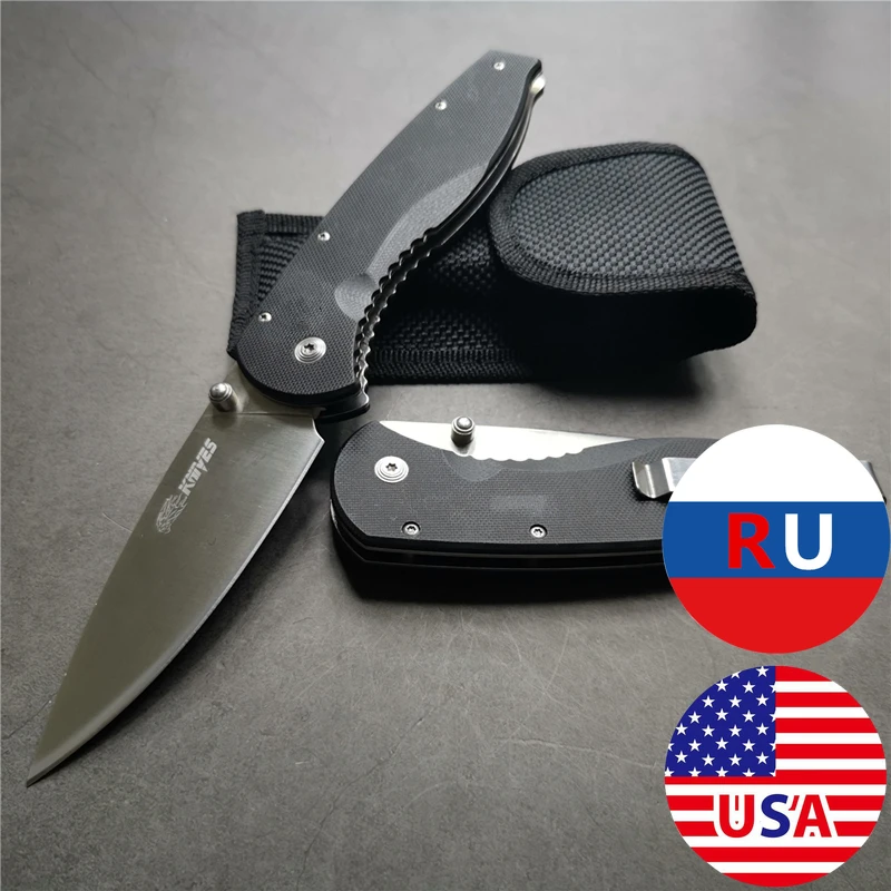 Охотничий складной нож G10 7CR15 тактический карманный клинок из нержавеющей стали