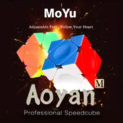 Оригинальный Высокое качество MoYu AoYan перекошенный м Магнитный магический куб магниты скорость головоломка Рождественский подарок идеи