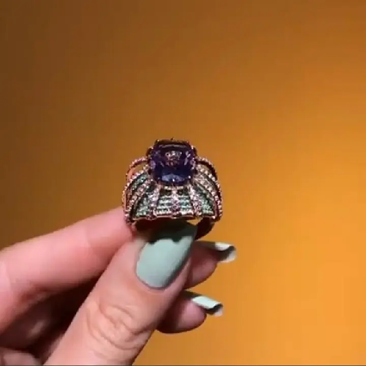PROD 1005001503524909 925 Sterling Silver Ring For Woman Luxury
Jewellery Royal Fashion Handmade Gemstone Ring Stylish Vintage Female
Made in Turkey