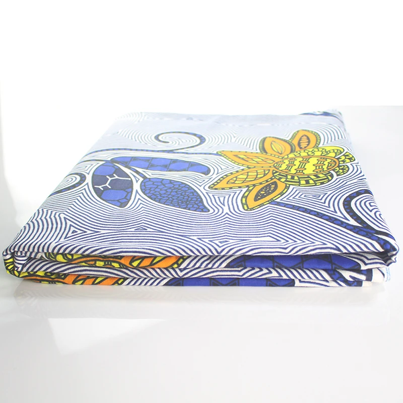 Dutch Wax African Fabric Wax 6yards Cotton Veritable Real Dutch Wax Fabric High Quality Printed Real