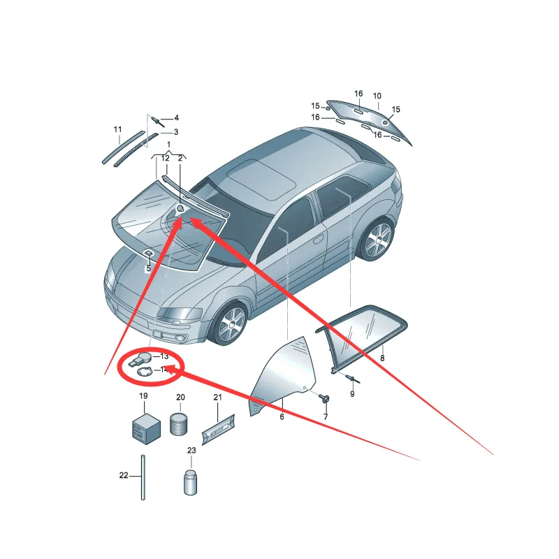 Rainfall Light Sensor 4E0955559B 4E0 955 559B for Audi A6 A3 A4 A8 RS4 RS6 rainfall sensor rainfall recognition light sensor 4E0955559C 4E0955559A