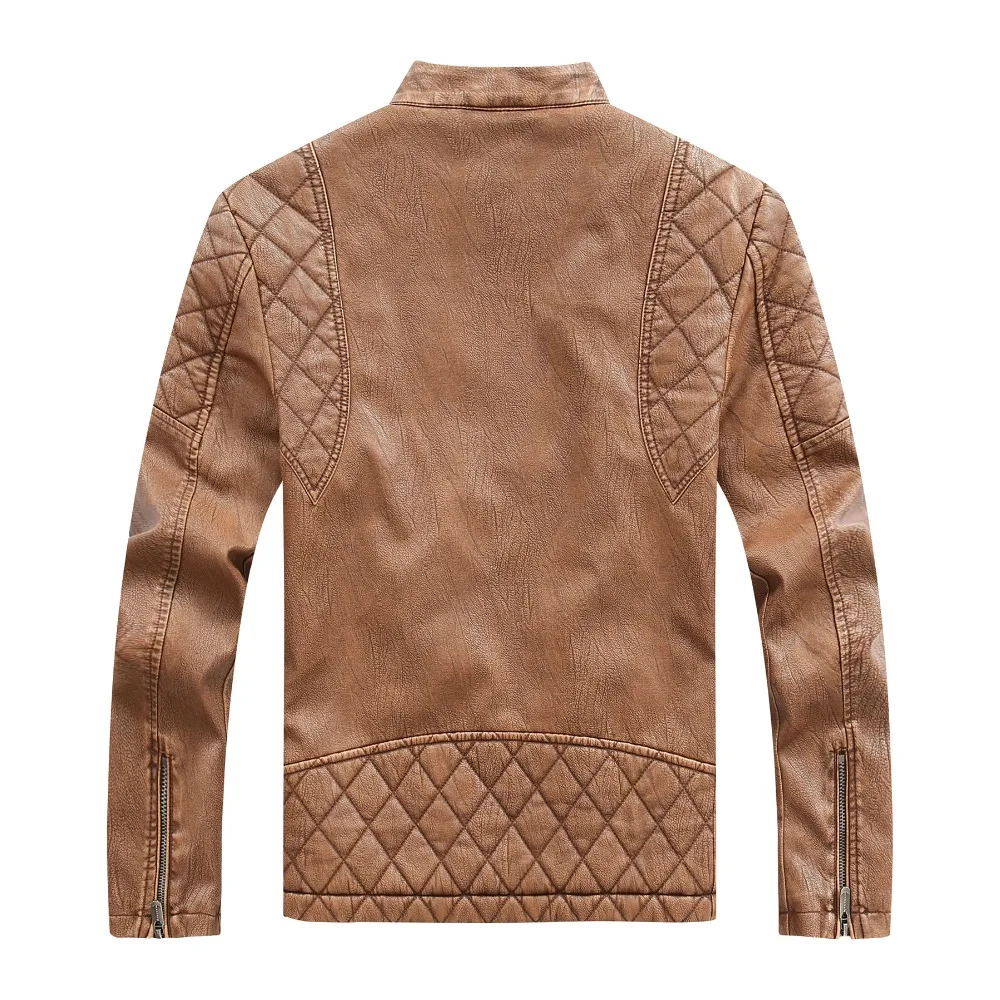New arrive brand motorcycle leather jacket men Leather Coats Causal motorcycle pu leather chaqueta cuero hombre men clothing