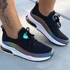 Women Colorful Running Sneakers Ladies Casual Shoes Lace Up Vulcanized Shoes Female Flat Walking Shoes Woman Sport Shoes ► Photo 2/6