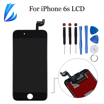

100% Tested No Dead Pixel LCD Display For iPhone 6s Touch Screen 3D Force Digitizer Assembly Pantalla Full Replacement Part+Tool