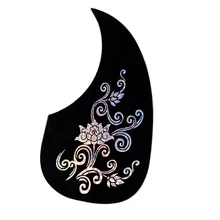 

1x Acoustic Guitar Pickguard For Guitar Parts Replacement w/ Sliver Flower