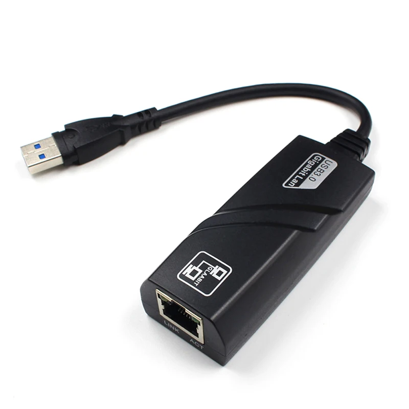 Ethernet-адаптер USB 3 0 Gigabit для ПК внешняя сетевая карта Lan RJ45 ноутбуков и на Windows 10/8/7/XP 1