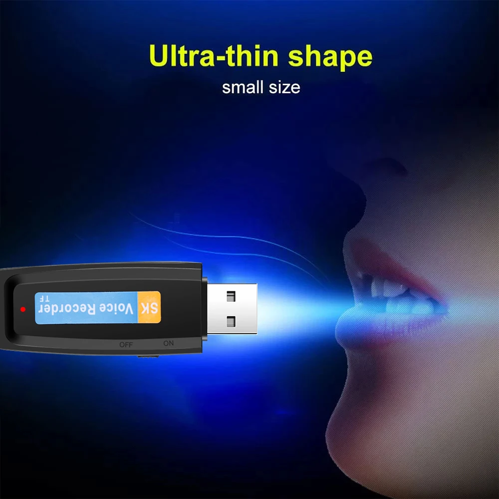 Миниатюрный диктофон Kebidumei USB-ручка U-диск профессиональный флэш-накопитель