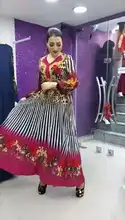 Muslim Arabic African Dress Robe Arabe Femme Wedding Party Evening Islamic Clothing Sexy Elegant Luxury Large Skirt Dance Dress