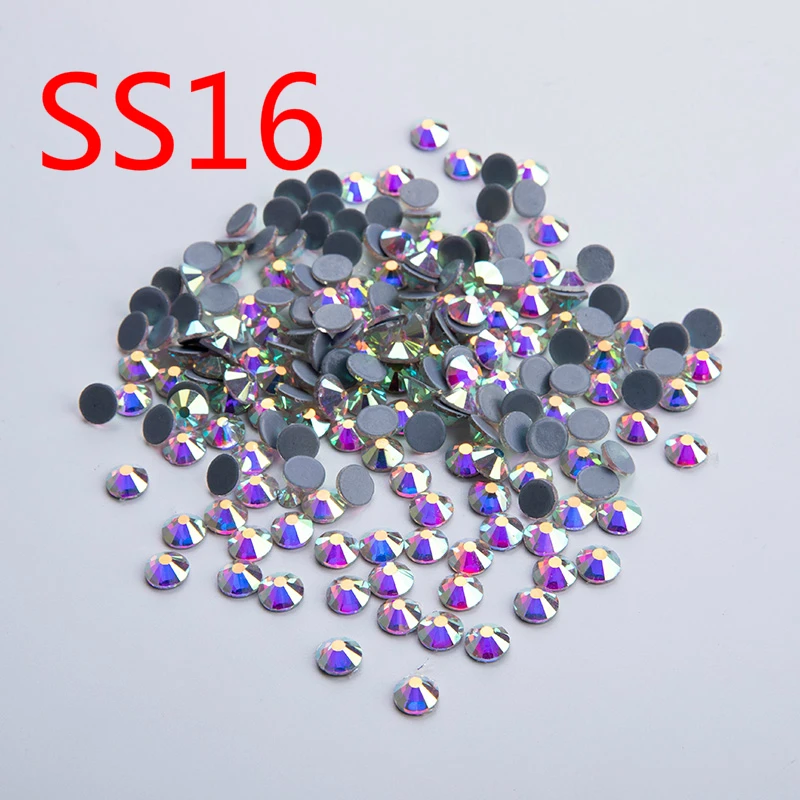 SS16 AB Высокое качество Горячая фиксация Стразы 1440 шт./пакет Лидер продаж для