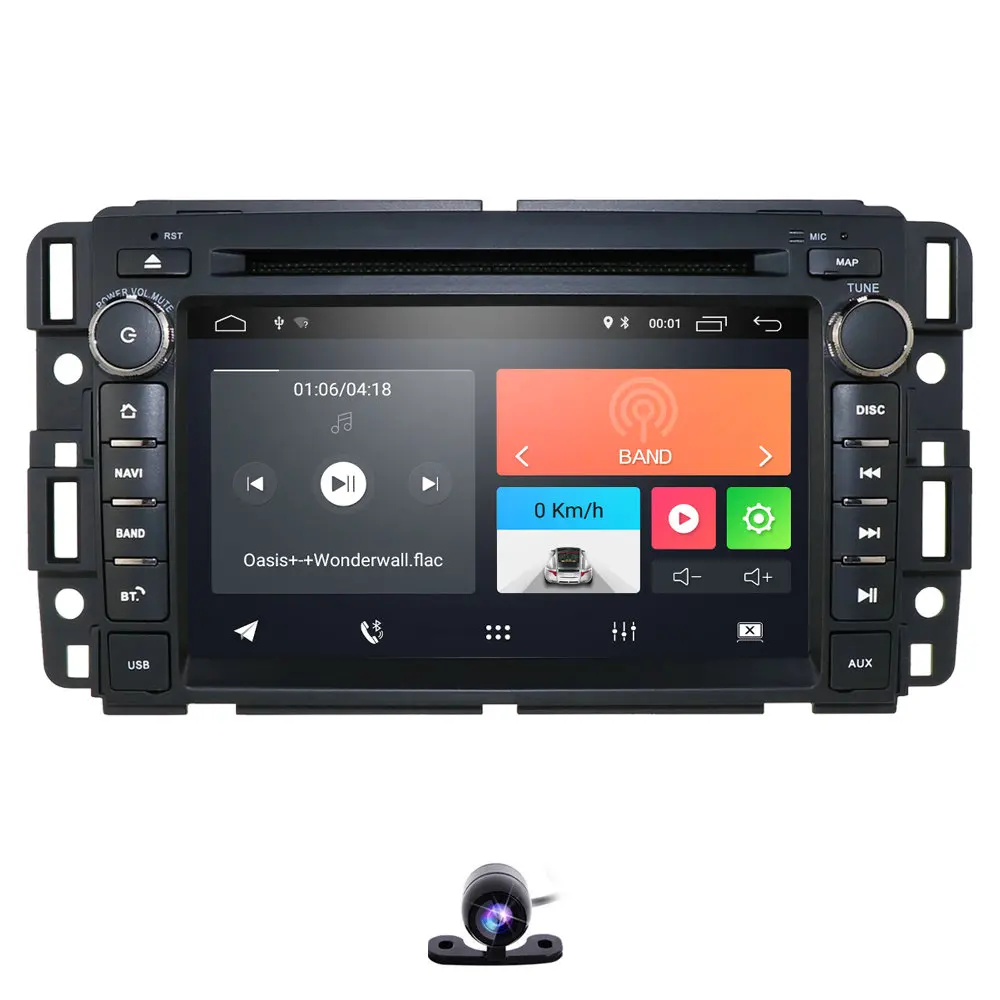 Четырехъядерный 4G wifi Android 2 din автомобильный DVD gps Радио навигатор для GMC Yukon Sierra Chevrolet Chevy Tahoe Suburban USB RDS DTV CAM - Цвет: Camera3