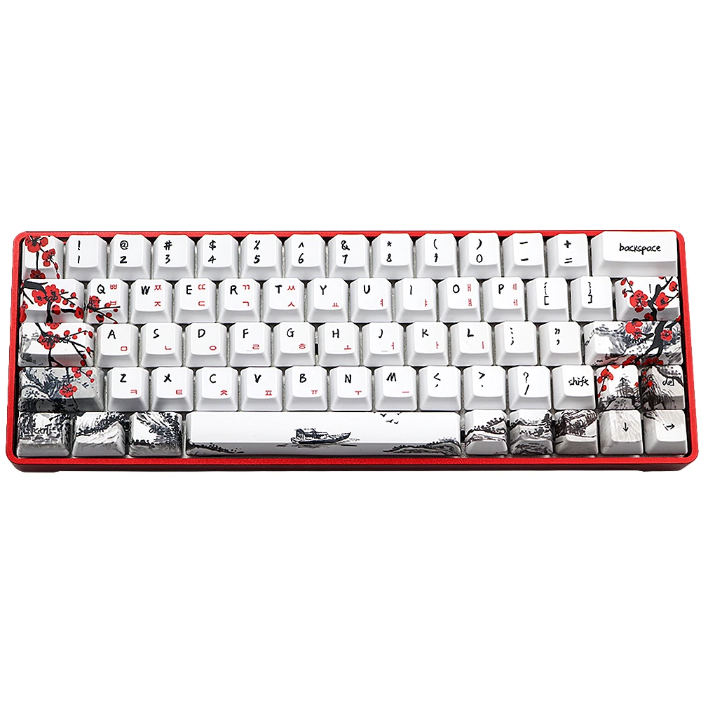 71 chave oem perfil keycap para gh60